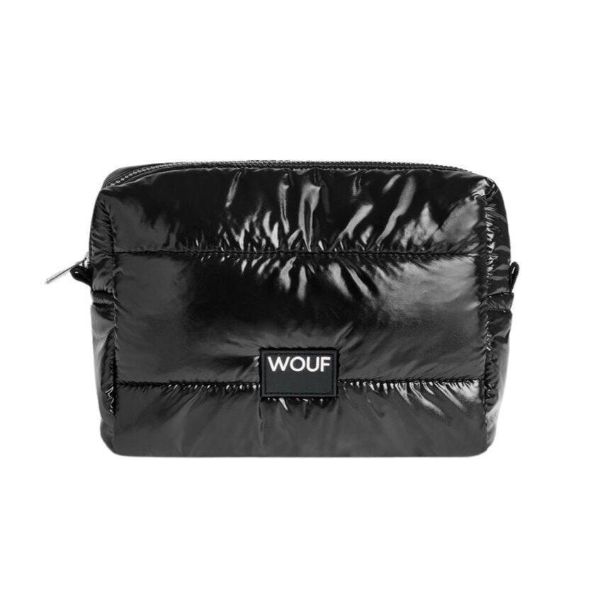 Glossy toilettaske - sort